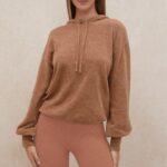 House of CB Toffowy Luźny Kaptur Lexi Bluza Modna Odzież