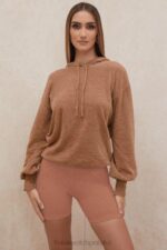 House of CB Toffowy Luźny Kaptur Lexi Bluza Modna Odzież - Image 7