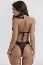 House of CB Trójkątny Bikini Bali Kakao Modny Strój Kąpielowy - Image 12