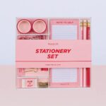 House of CB zestaw papeterii z prezentami w kolorze zielonym