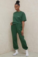 House of CB Zielony Oversize T-shirt Quinn z Bawełny Modny Styl - Image 12