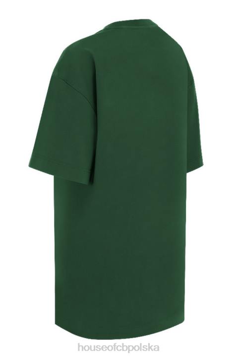 House of CB Zielony Oversize T-shirt Quinn z Bawełny Modny Styl - Image 7