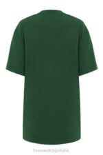 House of CB Zielony Oversize T-shirt Quinn z Bawełny Modny Styl - Image 8