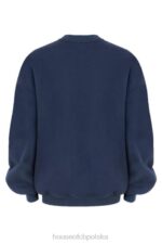 Tommy Granatowa Oversize Bluza z Okrągłym Dekoltem Modny Styl - Image 5