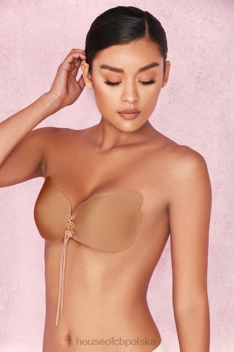 House of CB Niewidoczny Biustonosz Ultra Push Up Karmelowy 4PND1282 Komfort i Styl