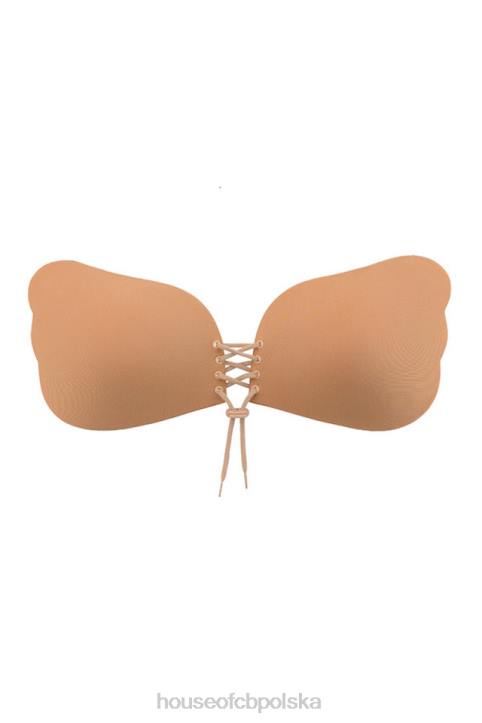 House of CB Niewidoczny Biustonosz Ultra Push Up Karmelowy 4PND1282 Komfort i Styl