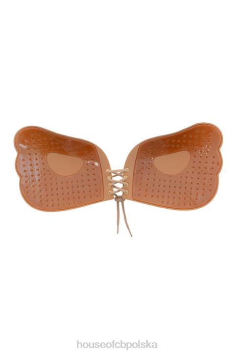 House of CB Niewidoczny Biustonosz Ultra Push Up Karmelowy 4PND1282 Komfort i Styl