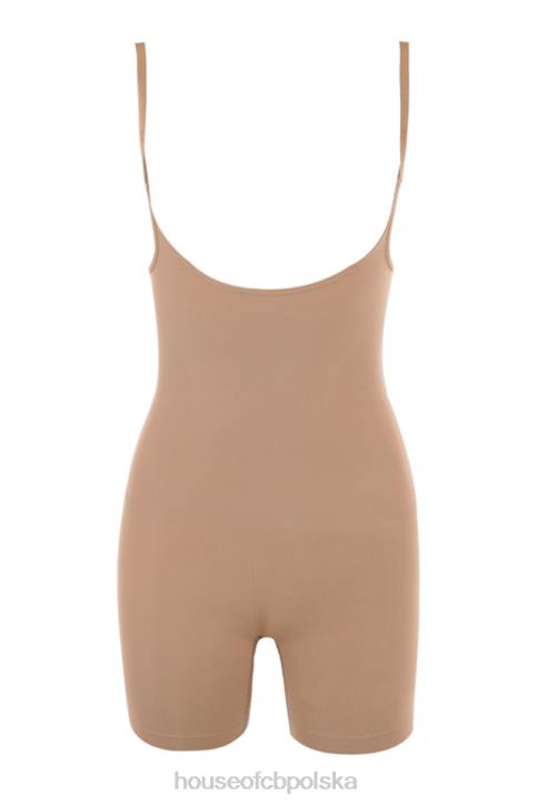 House of CB Modelujące Body do Połowy Uda Cafe au Lait Modna Odzież