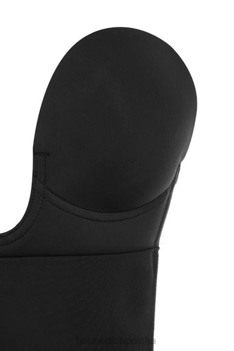 House of CB Czarne body bez pleców na każdą okazję
