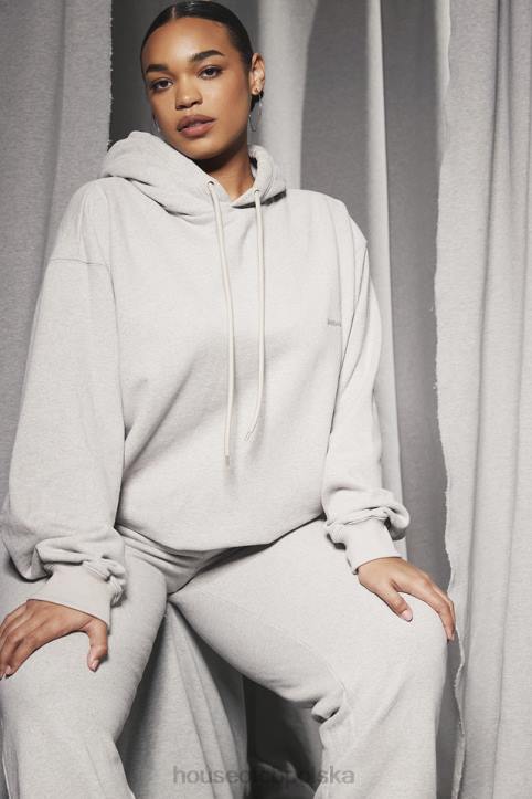 House of CB Jasnoszara oversize bluza halo modna odzież damska