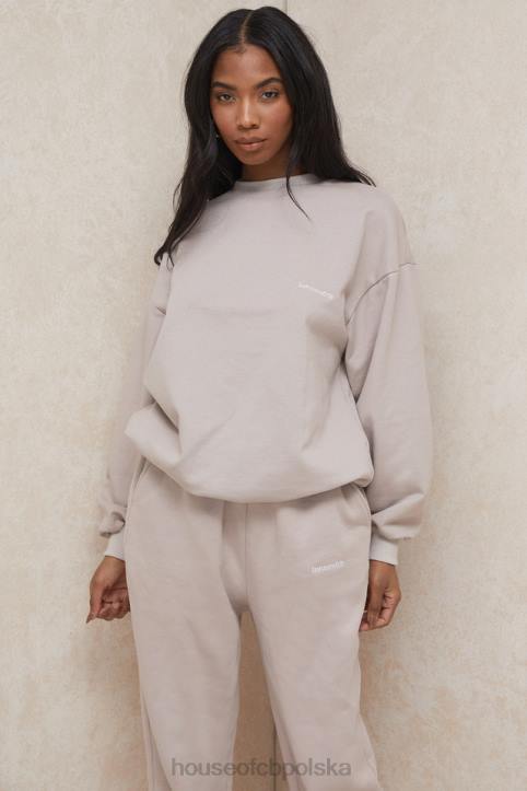 Tommy Stone Oversize Bluza Niebieska z Okrągłym Dekoltem