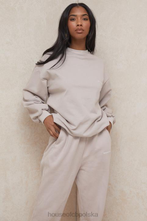 Tommy Stone Oversize Bluza Niebieska z Okrągłym Dekoltem