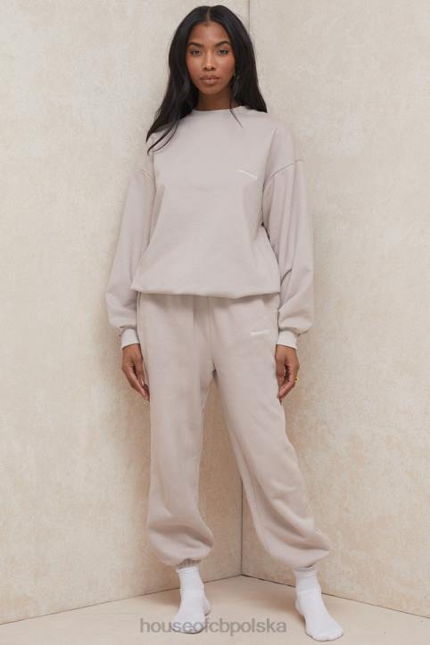 Tommy Stone Oversize Bluza Niebieska z Okrągłym Dekoltem