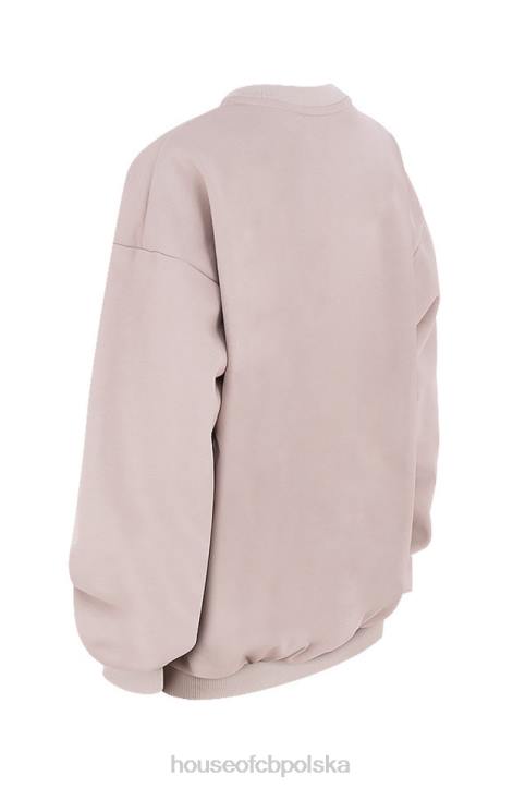 Tommy Stone Oversize Bluza Niebieska z Okrągłym Dekoltem