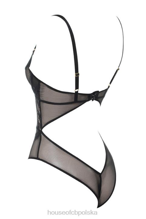 House of CB Czarne koronkowe body Nadia Elegancja i Styl
