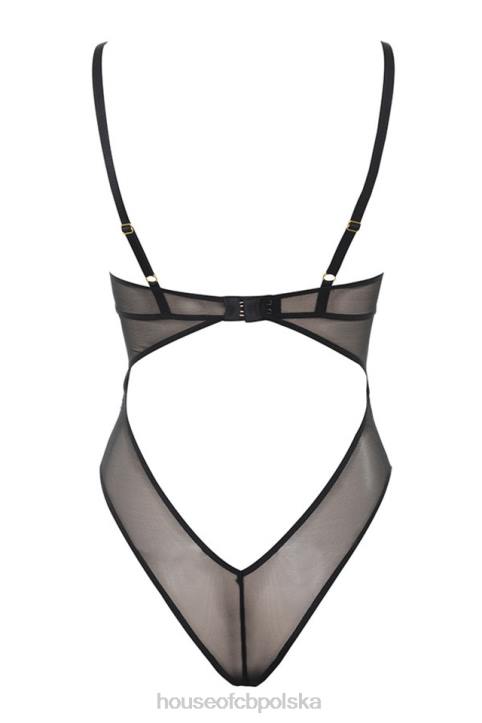 House of CB Czarne koronkowe body Nadia Elegancja i Styl