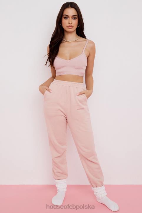 House of CB Bralette Evie różowy z bandażem modna odzież kobieca
