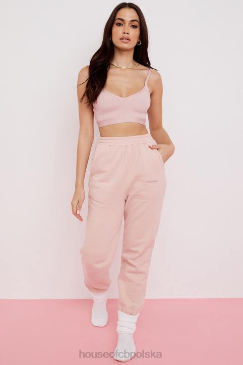 House of CB Bralette Evie różowy z bandażem modna odzież kobieca