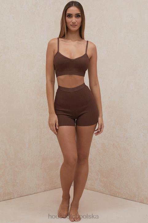 House of CB Bralette z bandażem czekoladowym Evie na każdą okazję