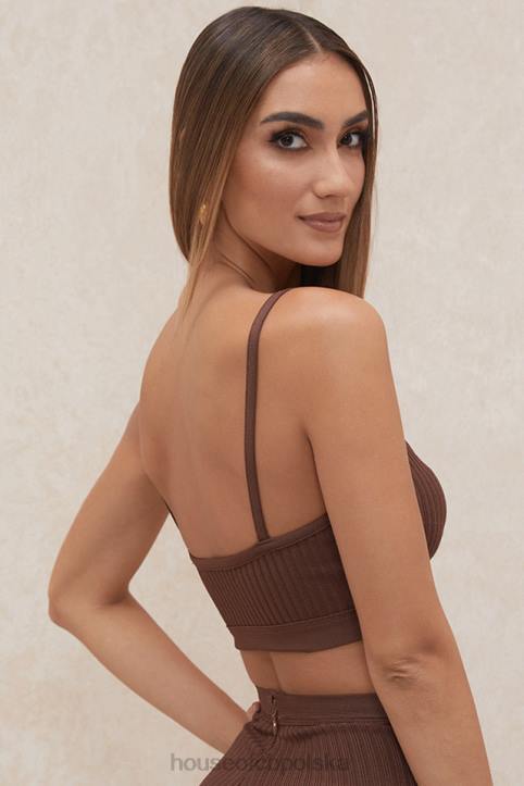 House of CB Bralette z bandażem czekoladowym Evie na każdą okazję