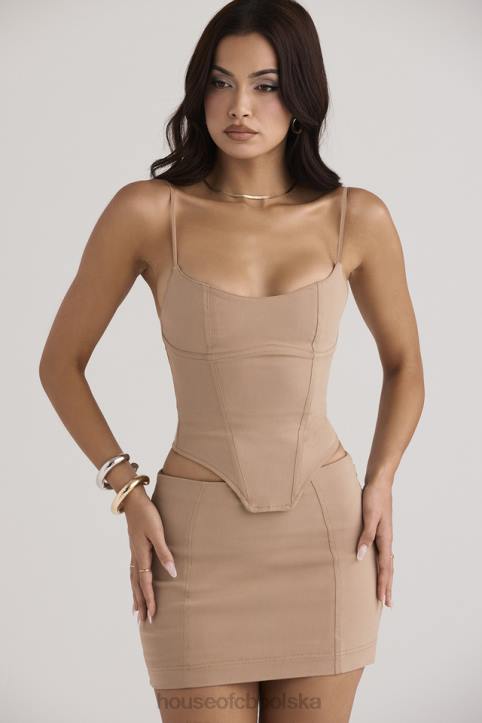 House of CB Flavia Beżowy Gorset Modelujący Stylowy Design