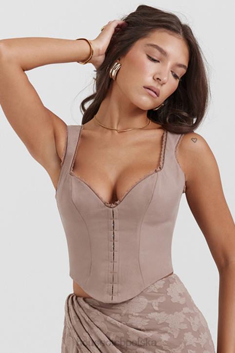 House of CB Gorset Koronkowy Grzybek Robin Stylowy Modny