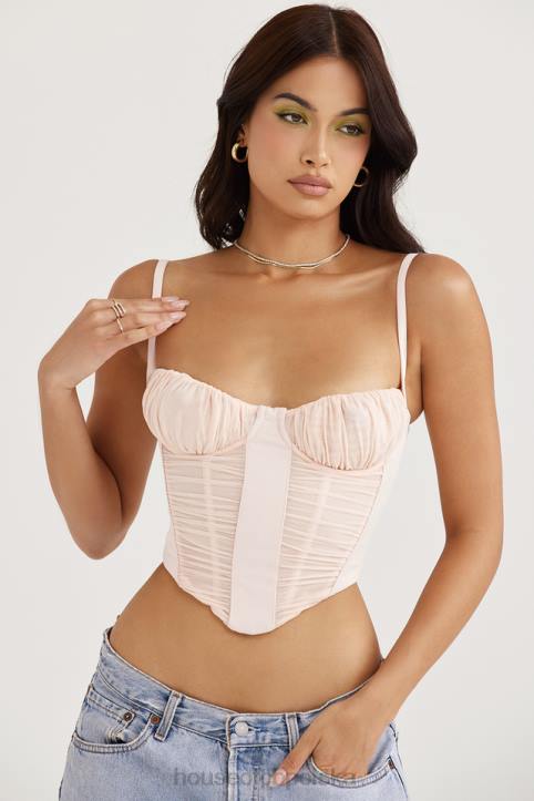 House of CB Gorset Rochelle Piwonia Zebra Stylowy Design