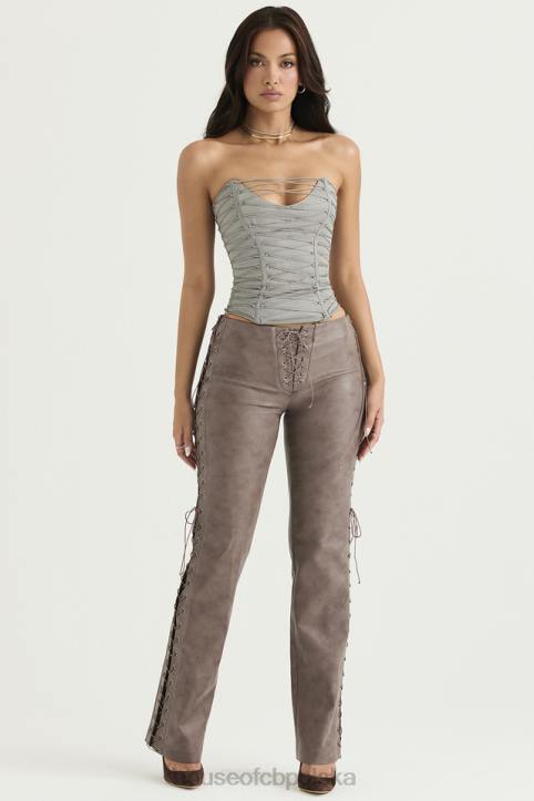 House of CB Sznurowany Gorset Mirabelle Dymny Stylowy Look