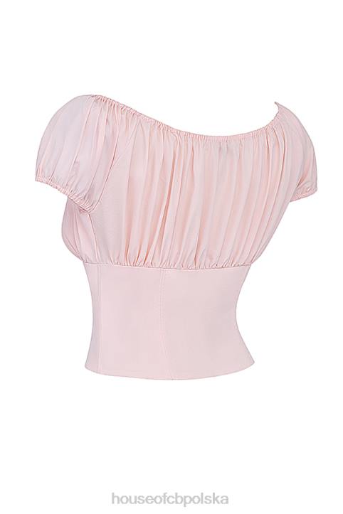 House of CB Różowa Bluzka Kitty Baby Elegancka Odzież Damska