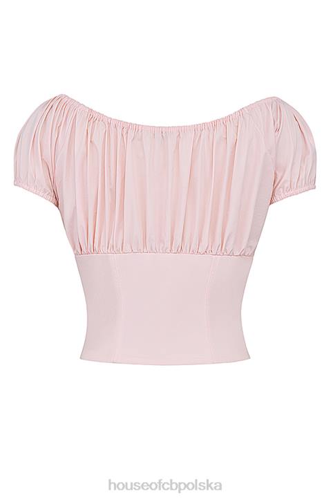 House of CB Różowa Bluzka Kitty Baby Elegancka Odzież Damska