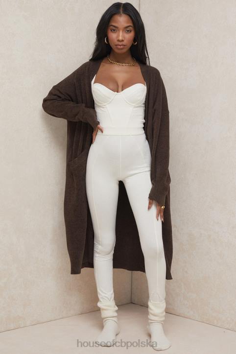 House of CB Chloe oversize kardigan czekoladowy moda trendy