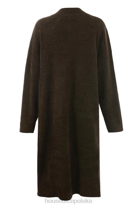 House of CB Chloe oversize kardigan czekoladowy moda trendy