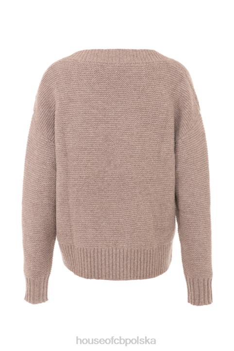 House of CB Gruby kardigan wełniany Alara Barley modny styl zimowy