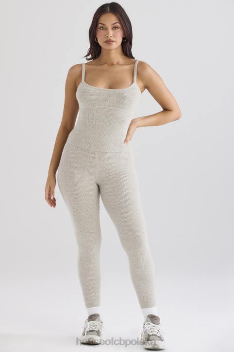 House of CB Rumi opalowy top dzianinowy na każdą okazję