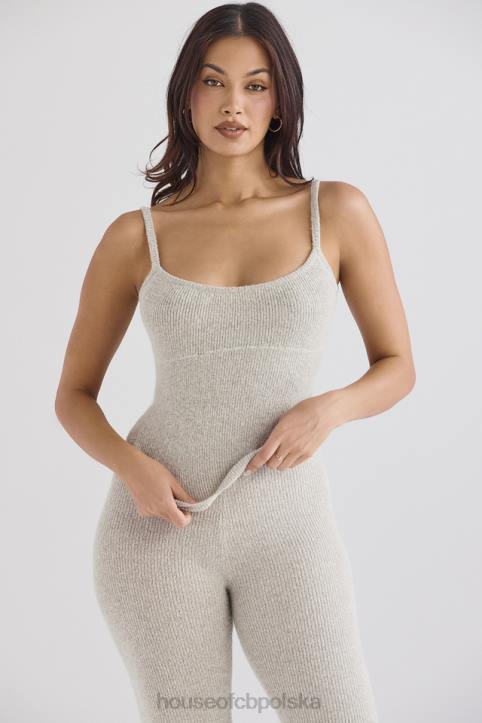 House of CB Rumi opalowy top dzianinowy na każdą okazję