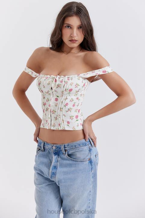 House of CB Kwiatowy Top Róża Chicca na Każdą Okazję