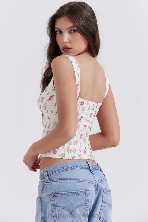 House of CB Kwiatowy Top Róża Chicca na Każdą Okazję