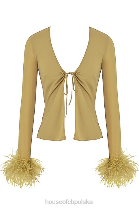 House of CB Oliwkowy Top Claudia Modny Styl 4PND721