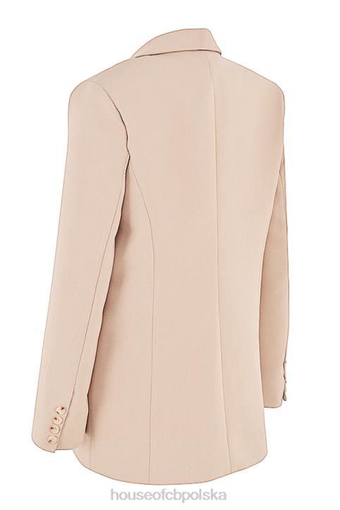 House of CB Oversize Marynarka Marta Latte Modna Odzież Damska