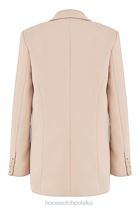House of CB Oversize Marynarka Marta Latte Modna Odzież Damska