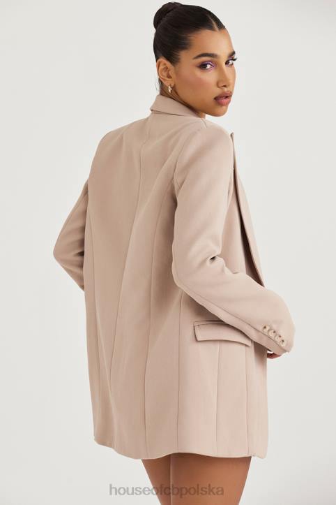 House of CB Oversize Marynarka Marta Latte Modna Odzież Damska