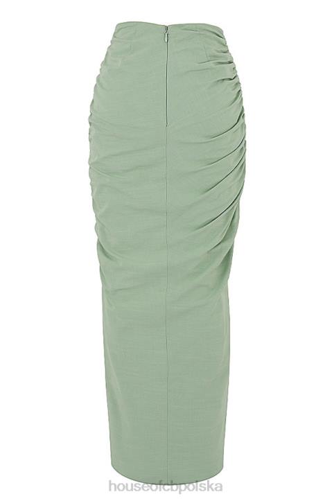 House of CB Maxi Spódnica Sznurek Pasjans Kolorowy Trend