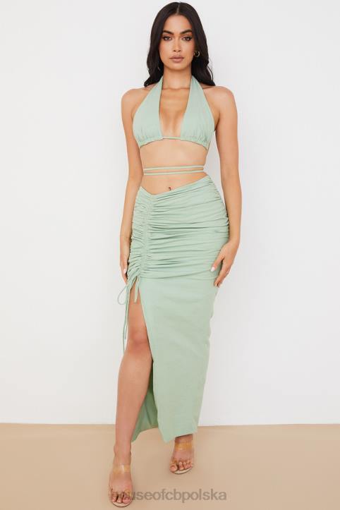 House of CB Maxi Spódnica Sznurek Pasjans Kolorowy Trend