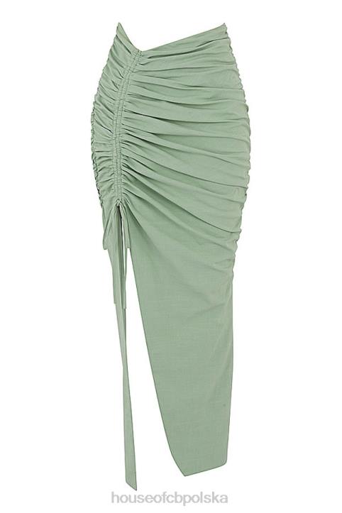 House of CB Maxi Spódnica Sznurek Pasjans Kolorowy Trend