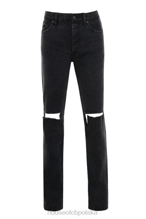 House of CB Vintage Dżinsy Tate Carbon Stylowe i Modne