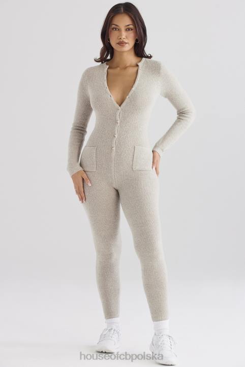 House of CB Loungewear Tiggy Opalowy Kombinezon na Co Dzień