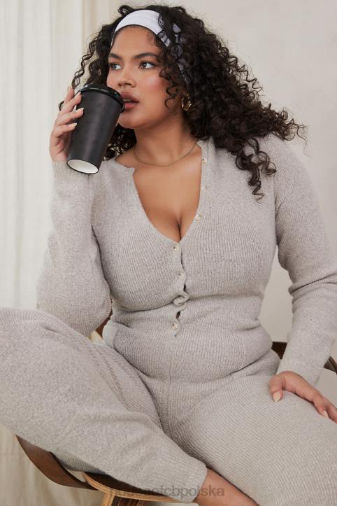 House of CB Loungewear Tiggy Opalowy Kombinezon na Co Dzień