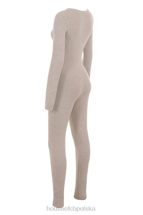 House of CB Loungewear Tiggy Opalowy Kombinezon na Co Dzień