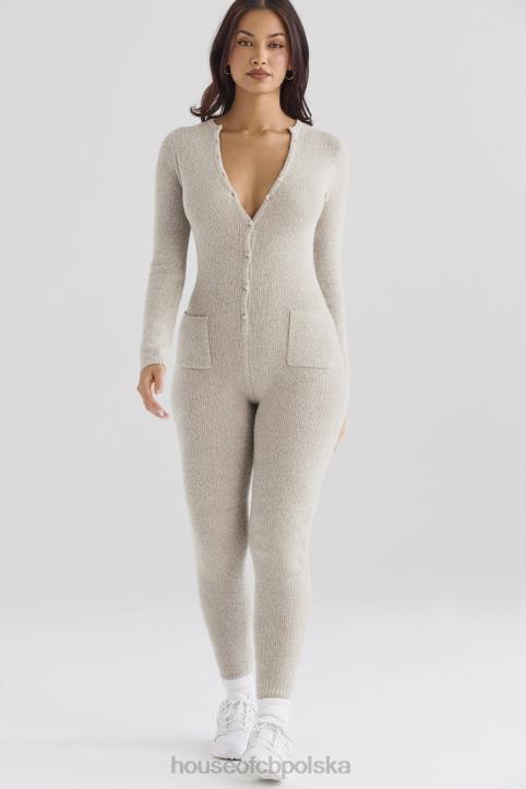 House of CB Loungewear Tiggy Opalowy Kombinezon na Co Dzień