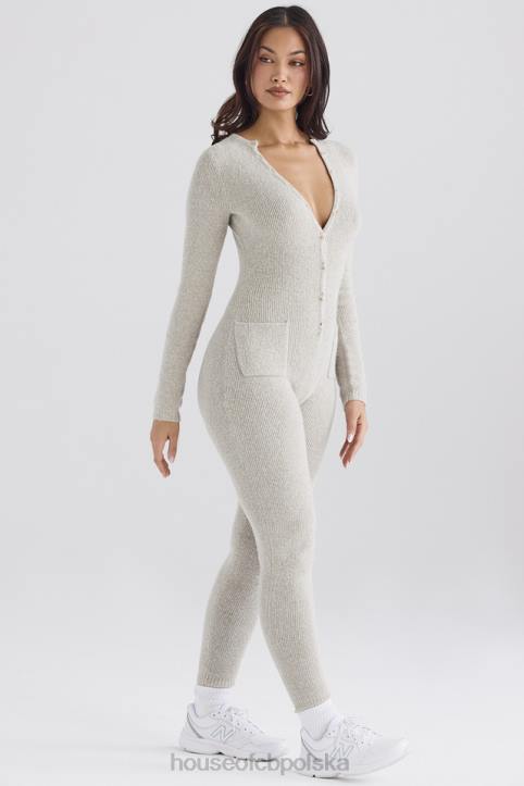 House of CB Loungewear Tiggy Opalowy Kombinezon na Co Dzień